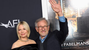 Michelle Williams e Steven Spielberg