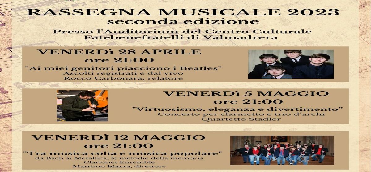 Poster Rassegna Musicale 2023